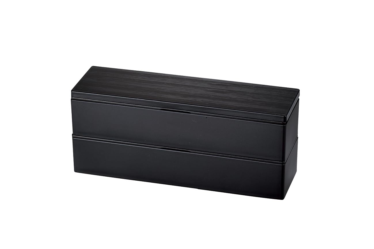 Amazon.com: Tatsumiya Wood Style Slim 2-Tier Bento Box